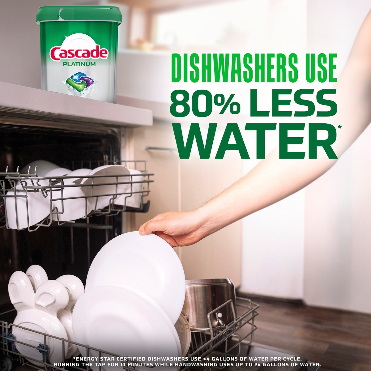 Cascade Fresh Platinum Pods Dishwasher Detergents – 34ct