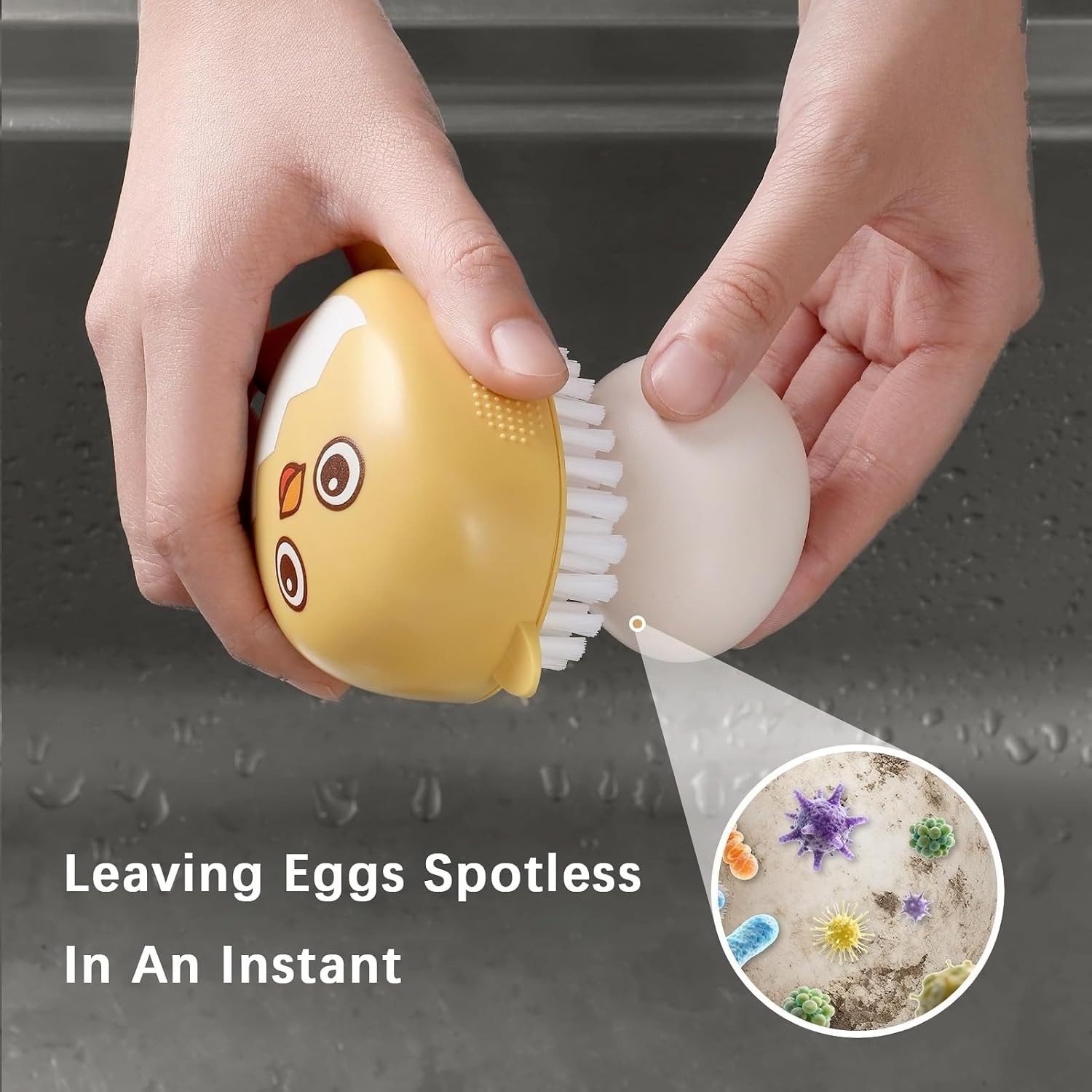 Egg Washer Cleaner for Fresh Eggs, Universal Egg Wash and Brush Scrubber for …