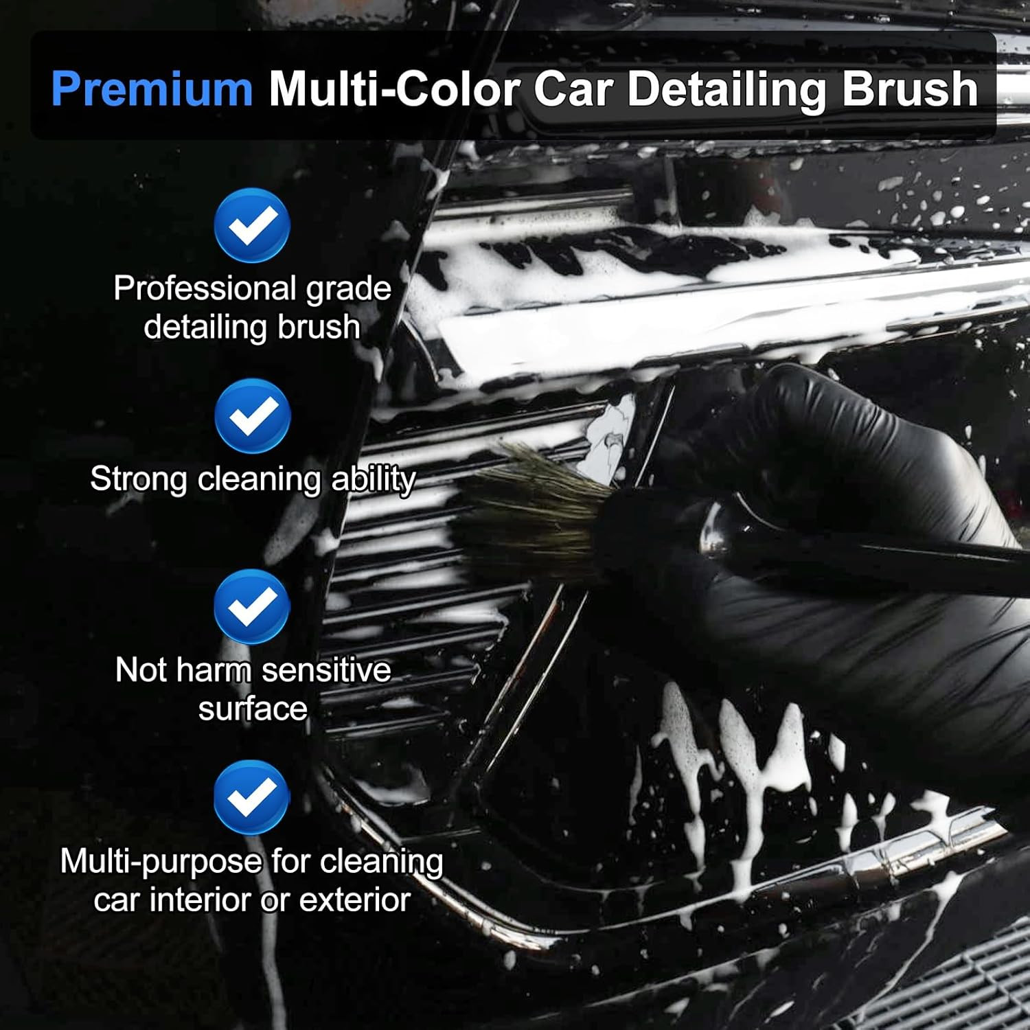 10PCS Car Detailing Cleaning Kit Interior Cleaner, car washing Car Accessories
