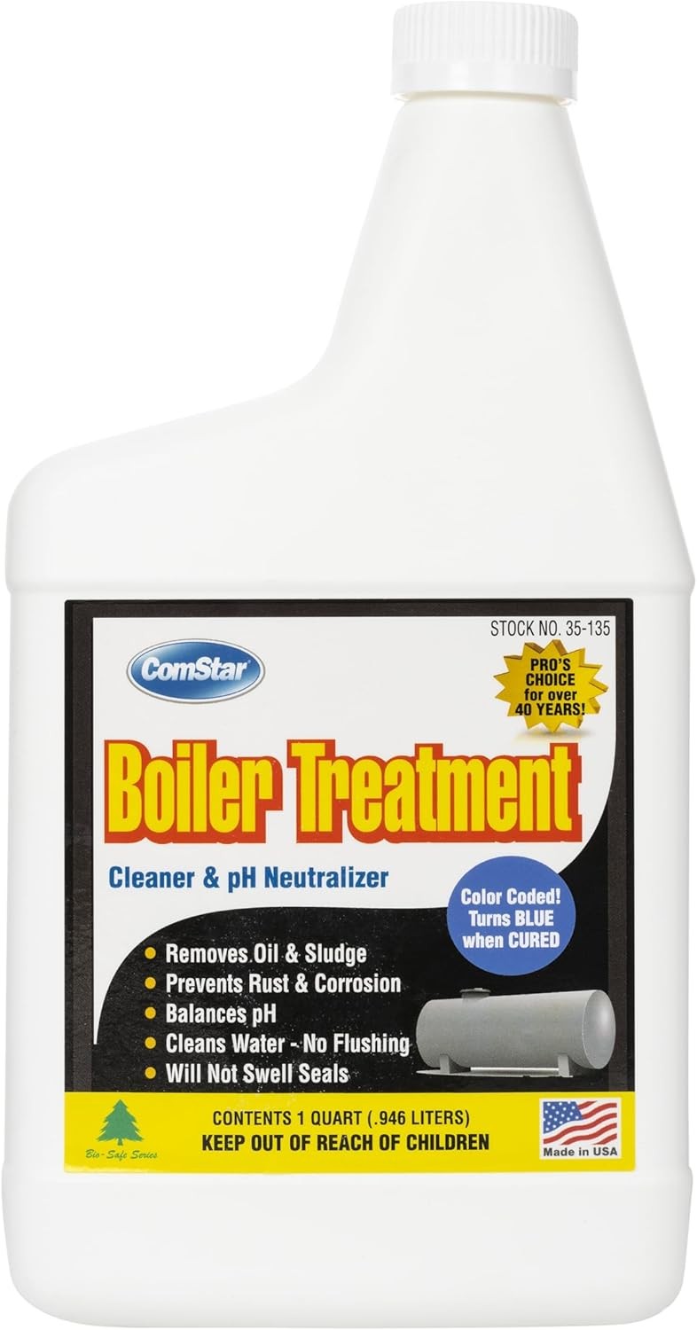ComStar Boiler Treatment 1 Qt Boiler Water Cleaner & pH Neutralizer