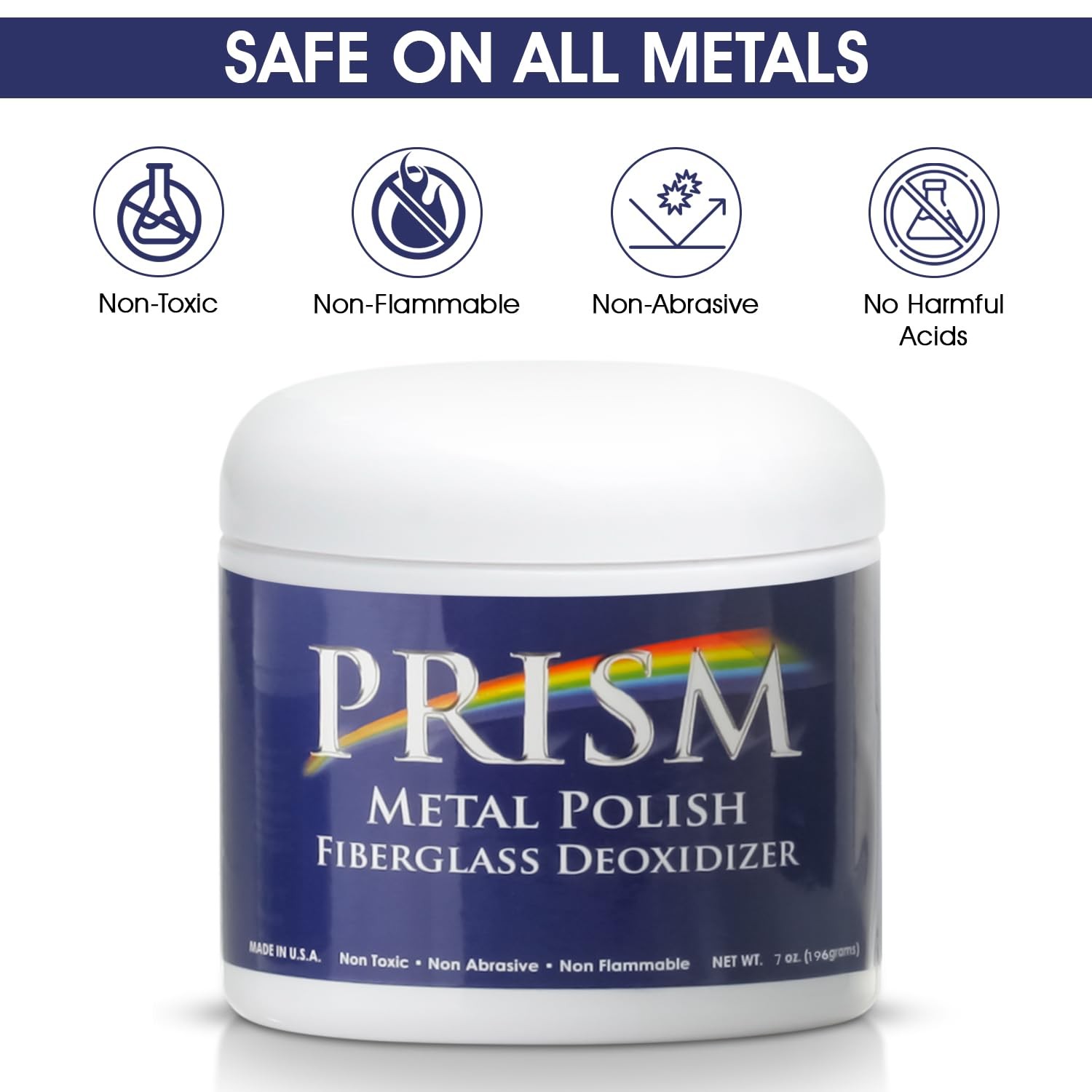 Metal Polish – 7 Ounce: Achieve a Brilliant Shine on Aluminum, Chrome, Stainl…