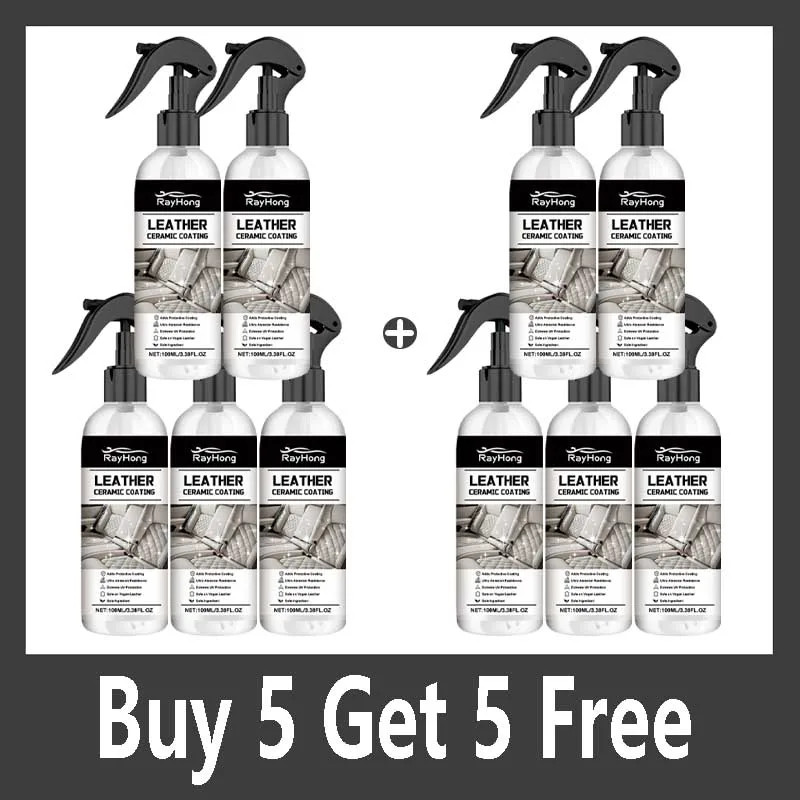 Multi Purpose Car Interior Cleaner Spray Wash Free Ceiling Leather Fabric Seat C
