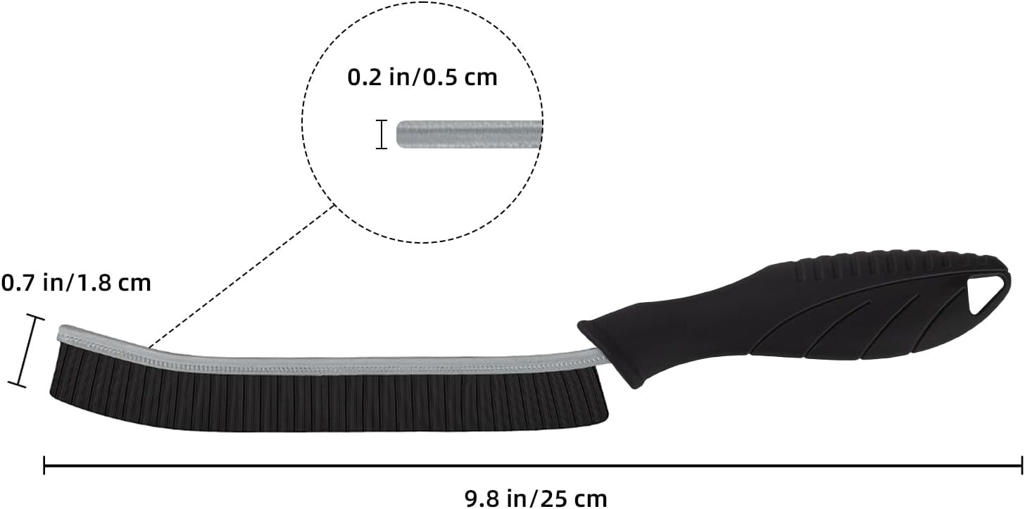 Hard Bristle Crevice Cleaning Brush – Home Cleaning Tools, Multi-Purpose Crevice