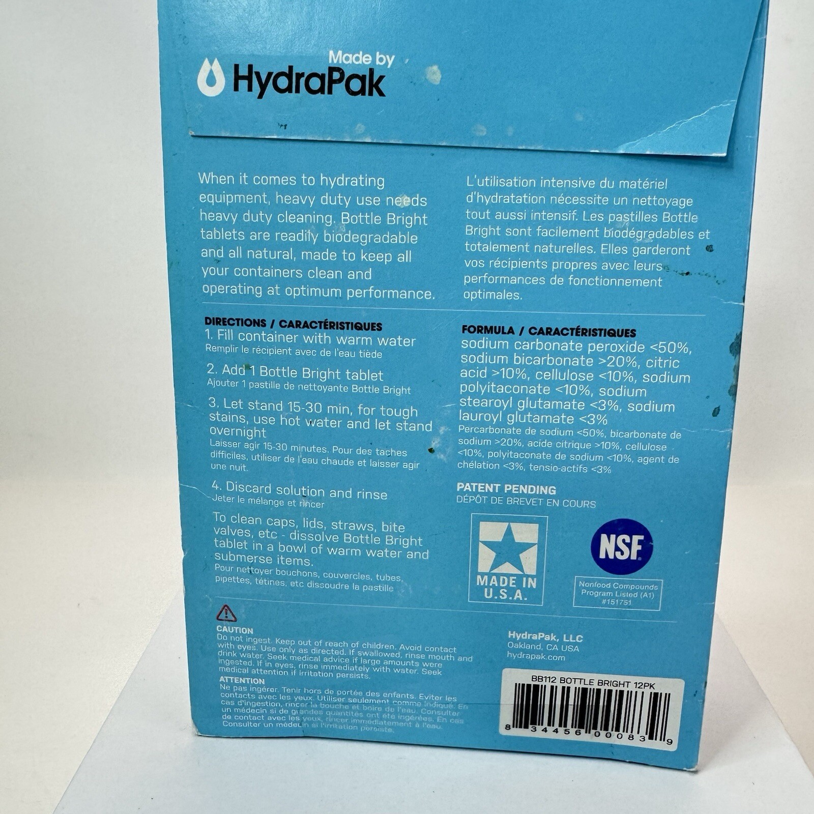 Bottle Bright Single Pack (12 Tablets)- Clean Stainless 12 Count (Pack of 1)