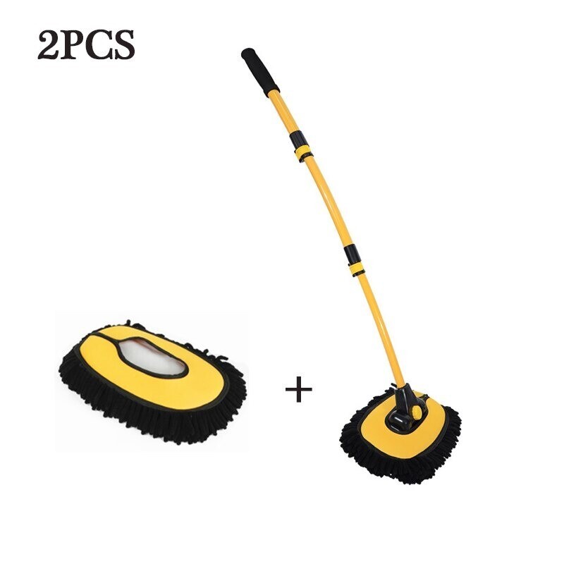2022 New Car Cleaning Brush Car Wash Brush Telescoping Long Handle Cleaning Mop.
