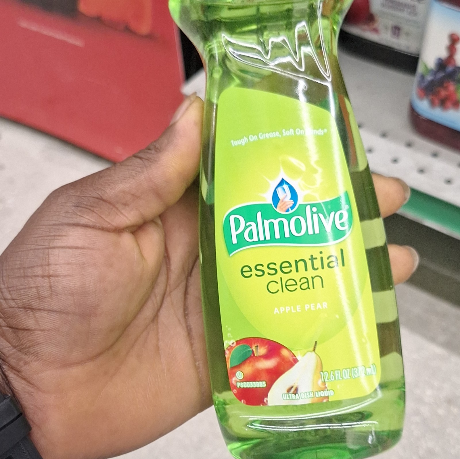 Palmolive Apple Pear Dish Liquid Tough on Grease Soft on Hands 12.6 fl oz