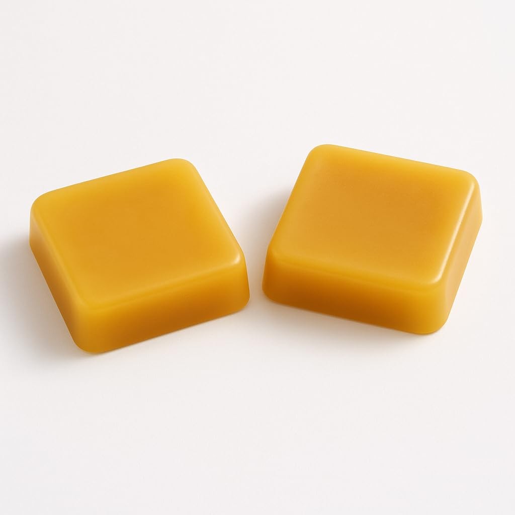 Pure Beeswax Blocks – USA Made, Beekeeper Bar Crafted – Natural Beeswax for C…