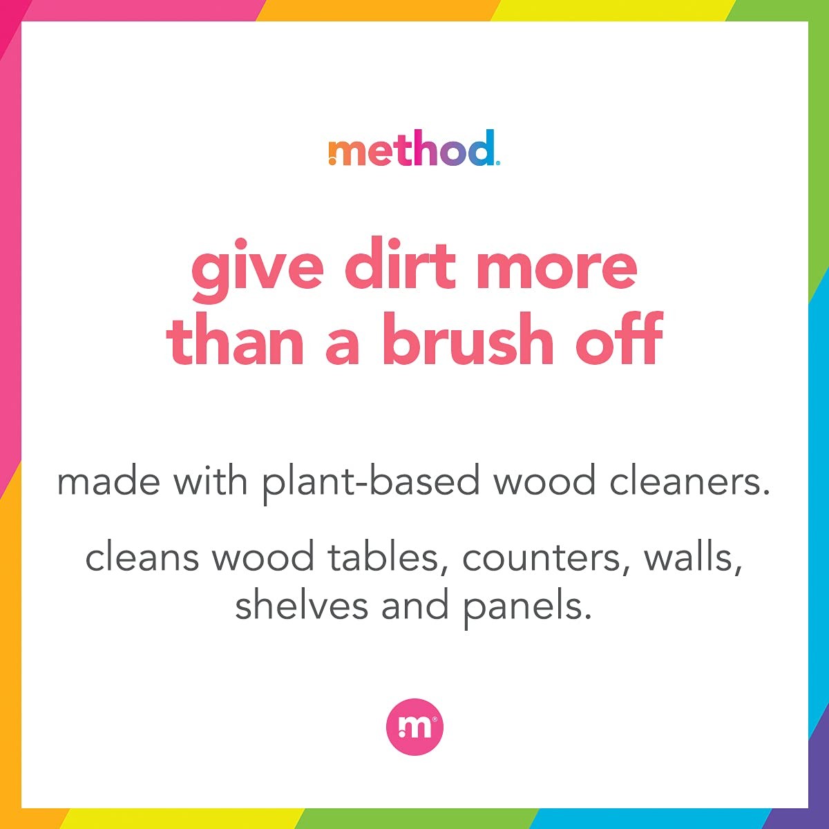 Method Daily Wood Cleaner, Almond, 28 Fl Oz (Pack of 1), Translucent Amber