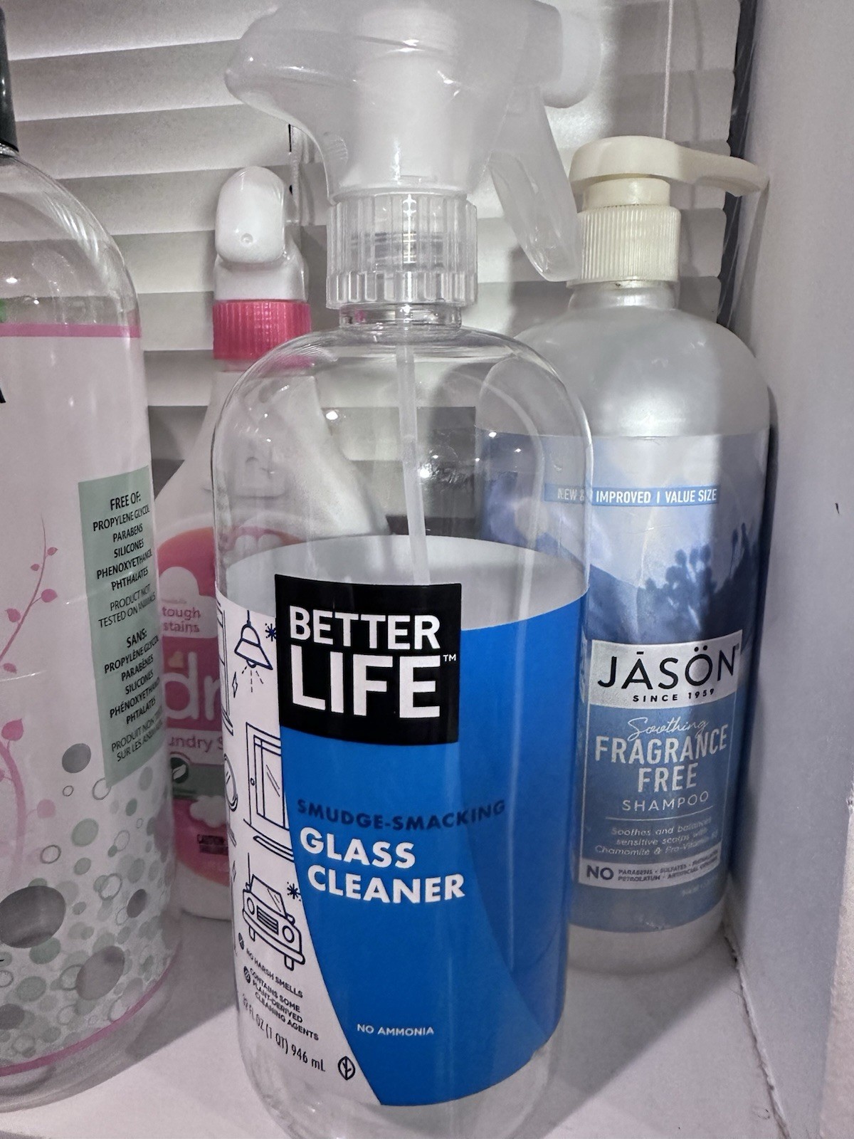 9 Empty 32 Oz And 24oz Plastic Bottles With Spray Nozzles ~ Recycled Bottles