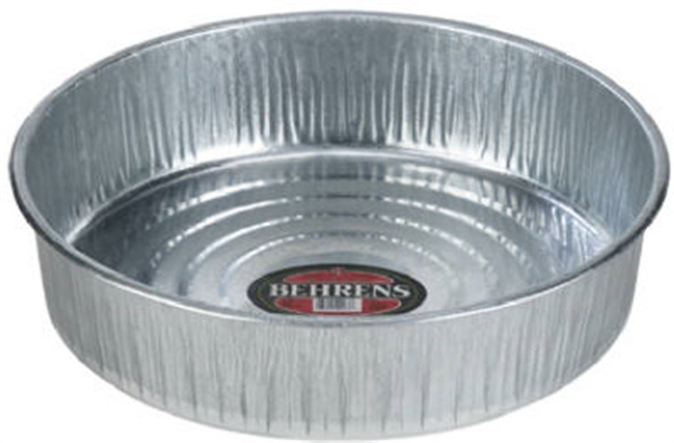 Behrens 2168 Gray Steel 3 gal. Feeder Pan 16 L x 4 H x 16 W x 16 D in. 6 Pack