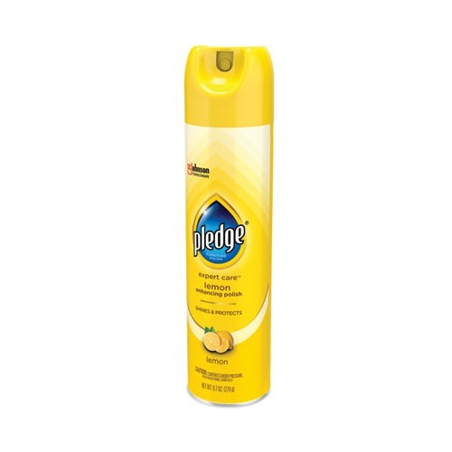 Pledge Furniture Polish, Lemon Scent, 9.7 oz Aerosol Spray