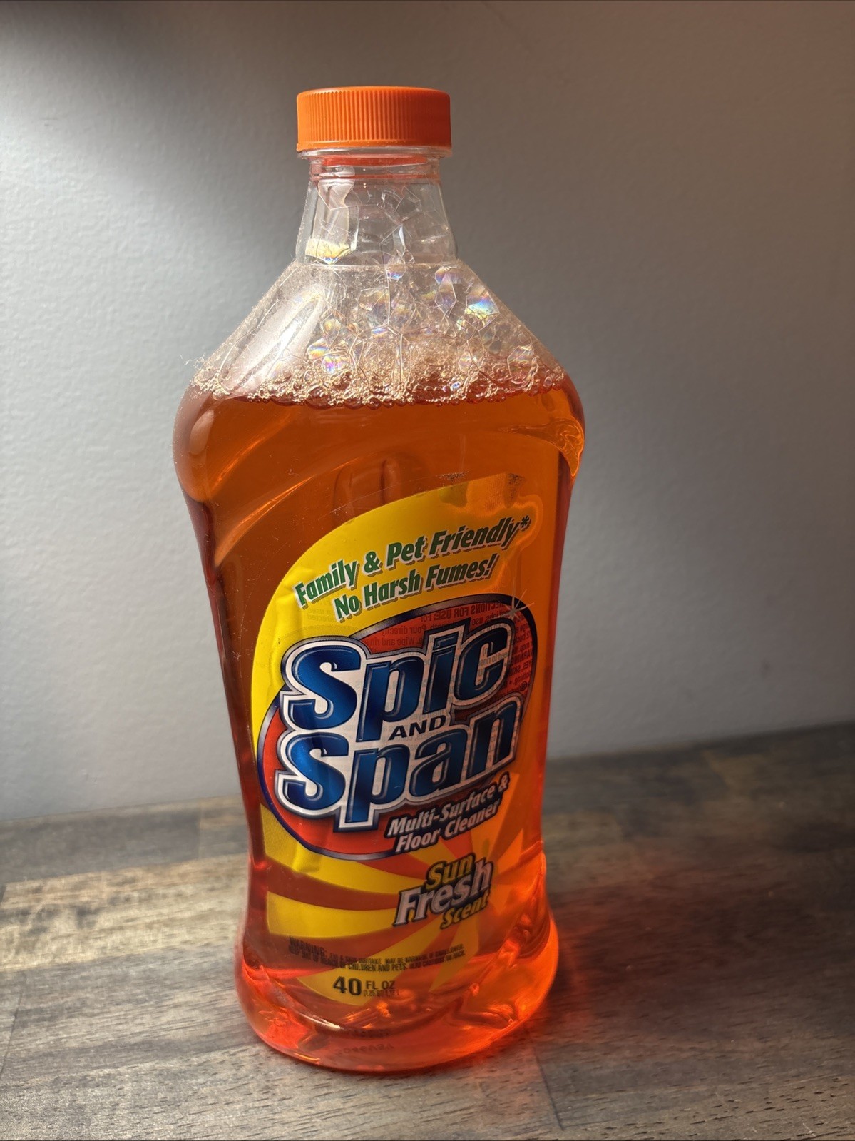 Spic & Span Multi Surface Cleaner Sun Fresh 40oz Rare Discontinued 90% Full 2010