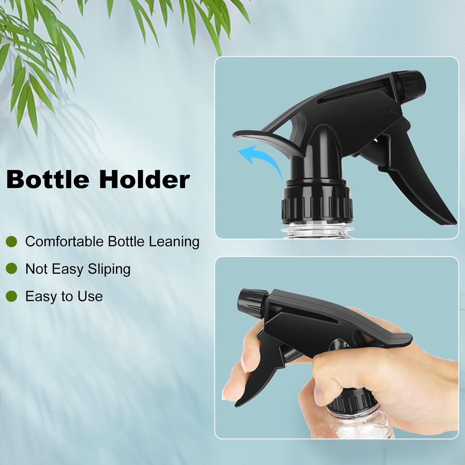 Spray Bottle, 250ml & 500ml Adjustable Spray Storage Container for Hair, Plant