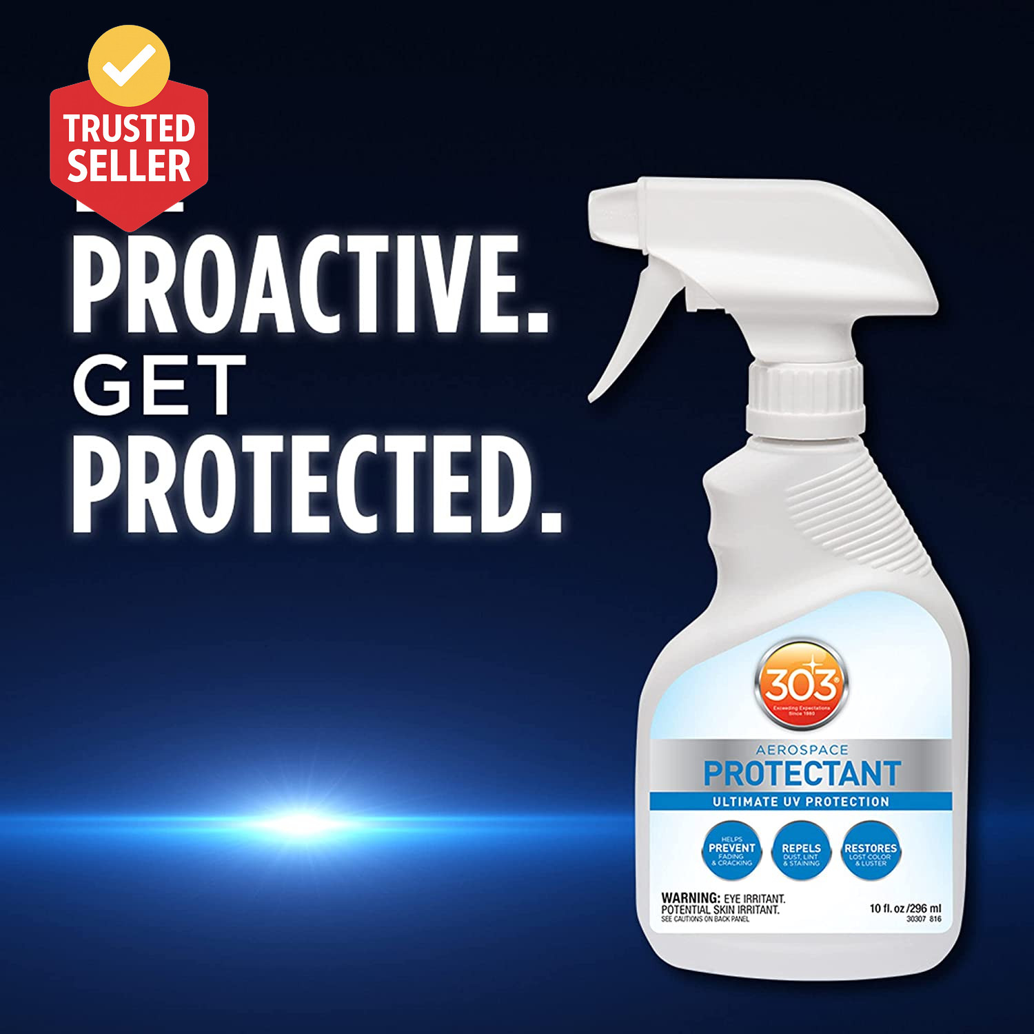 Aerospace Protectant Spray, UV Protection, Repels Dust, Dirt, & Staining, Matte