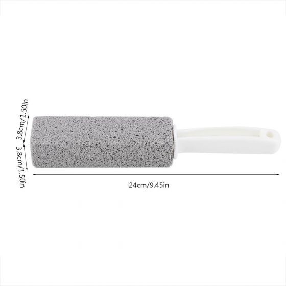 2 Pack Toilet Cleaner Stone with Handle, Easy Scrub for Tough Stains