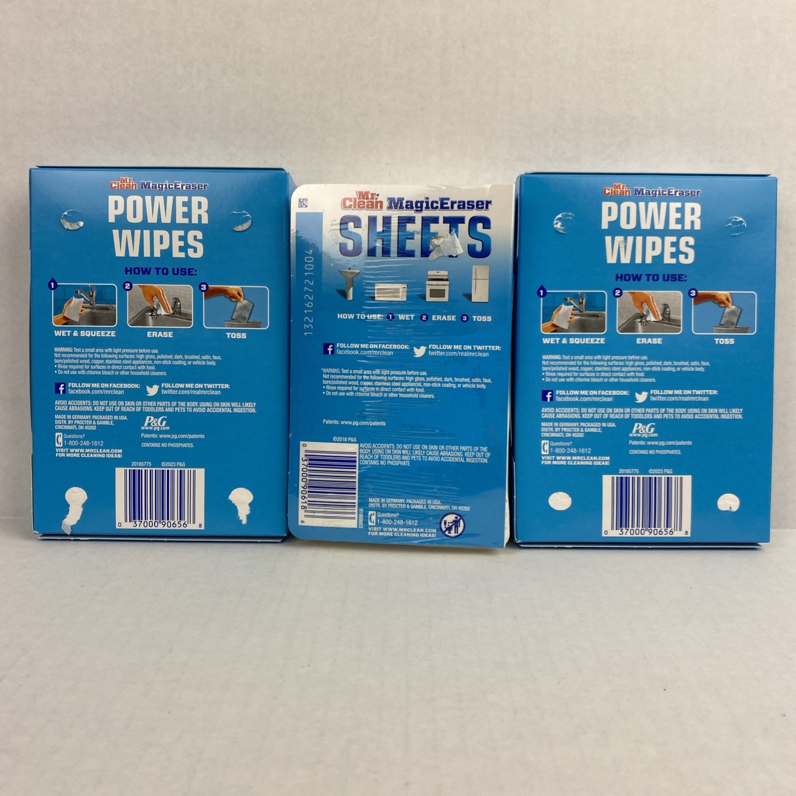 Mr. Clean Magic Eraser SHEETS 1X 16 & 2X 8 Count – 32 Total Thin Dry Sheets NEW