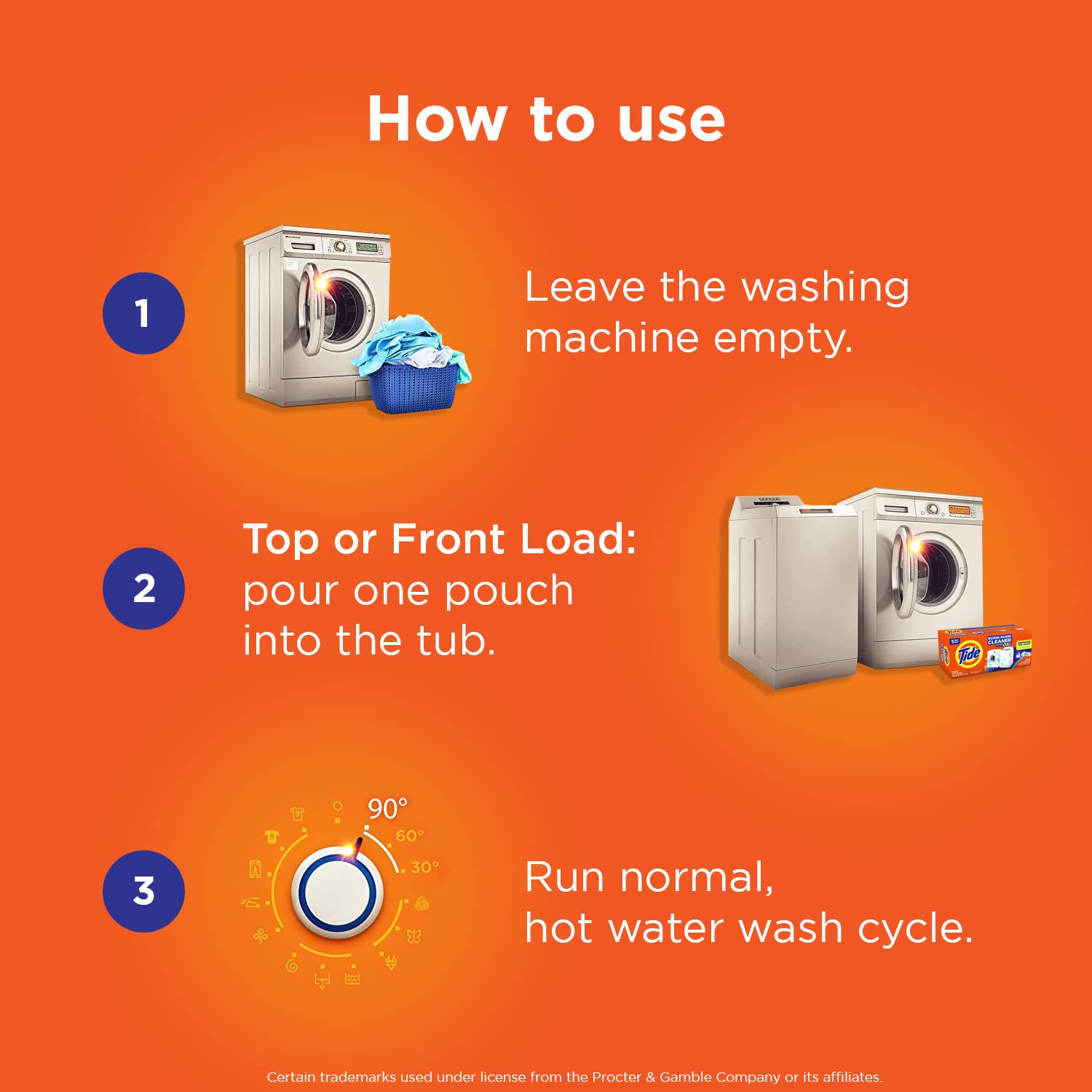 Tide Washing Machine Cleaner Powder 13.2 Ounce Pack of 1 Odor Eliminator