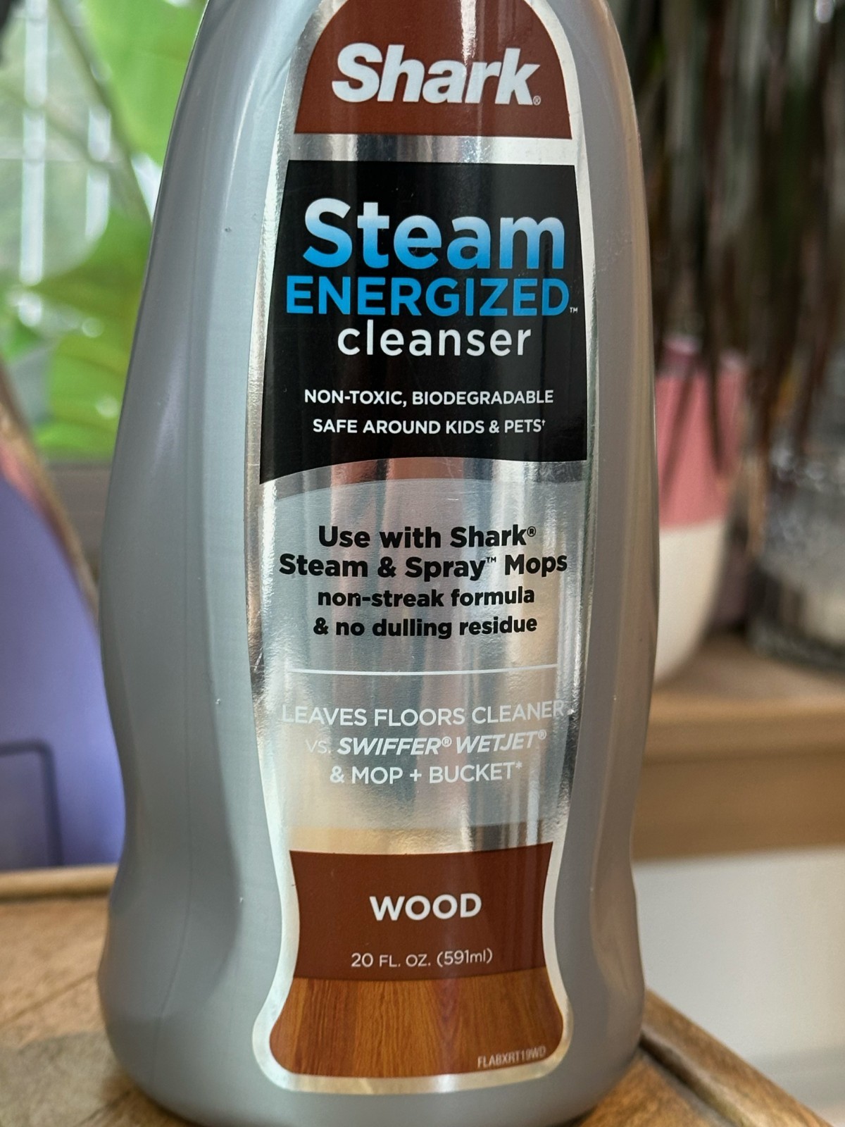 NEW Shark Steam Energized Wood Floor Cleanser Non Toxic No Streak Cleaner 20 oz