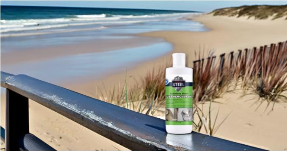 Heavy-Duty Rust Remover Gel for Stainless Steel – No Scrubbing Required, 8.5oz