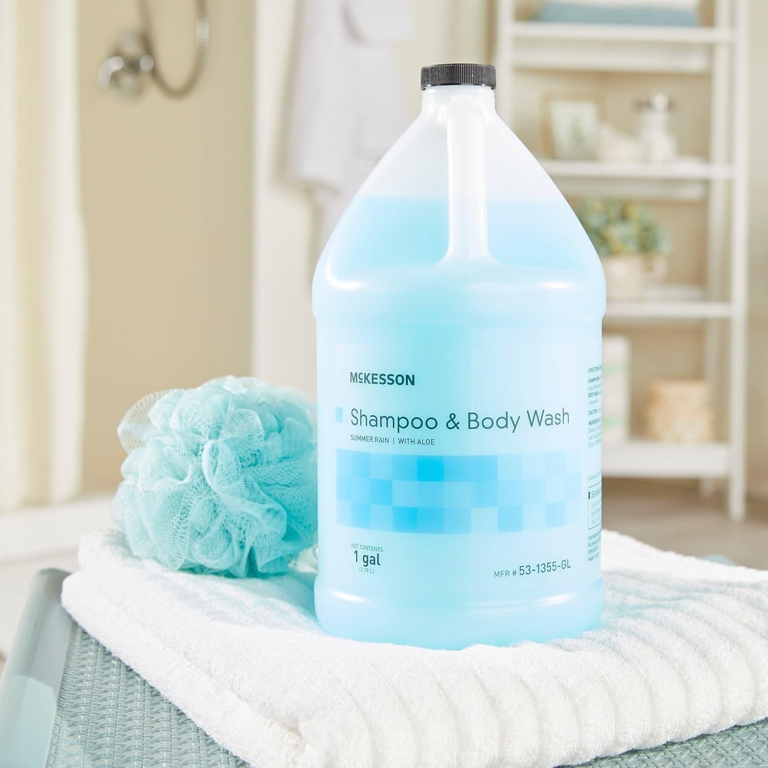 McKesson Body Wash and Shampoo [4 Count] – 1 Gallon Bulk Refill Full Body Wash