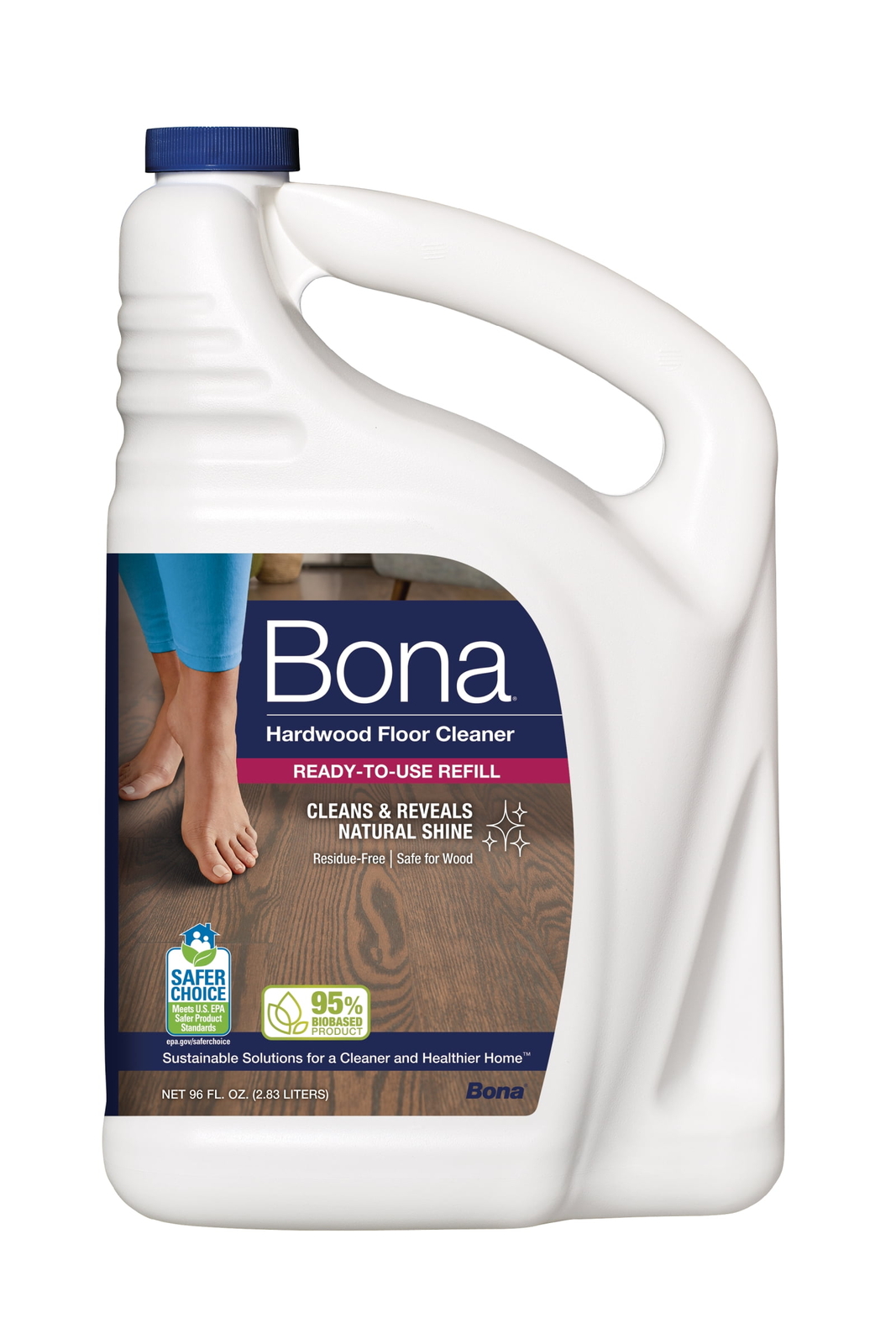 Hardwood Floor Cleaner Refill, 96 Fl Oz