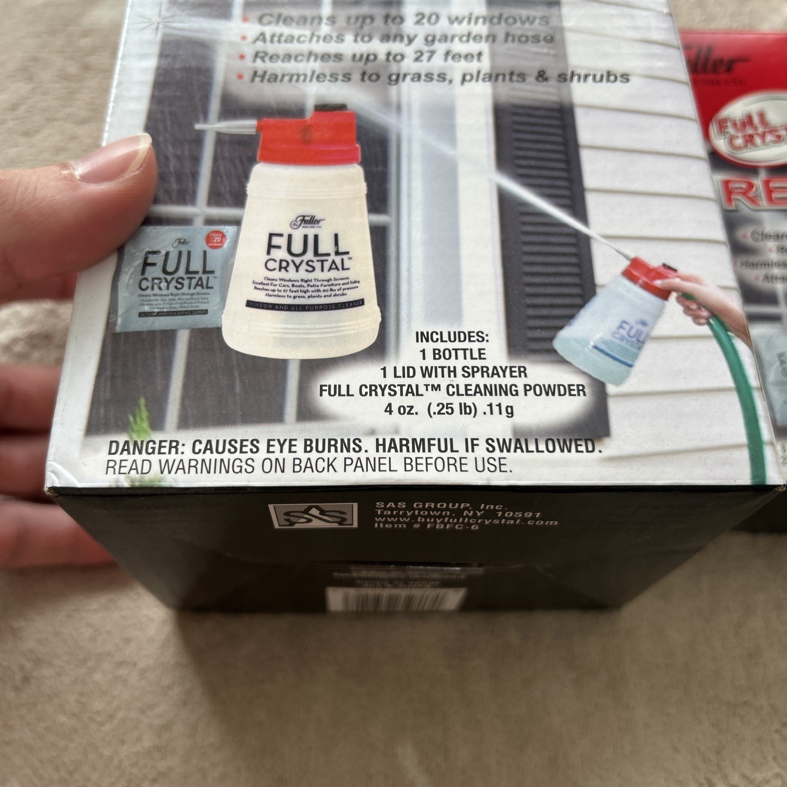 Fuller Brush Full Crystal Sprayer, With 2 Full Crystal Refills