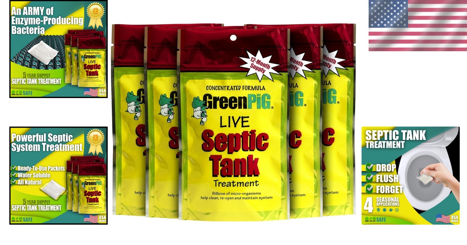 Septic-Safe Enzyme Treatment – Preventative 5- Supply