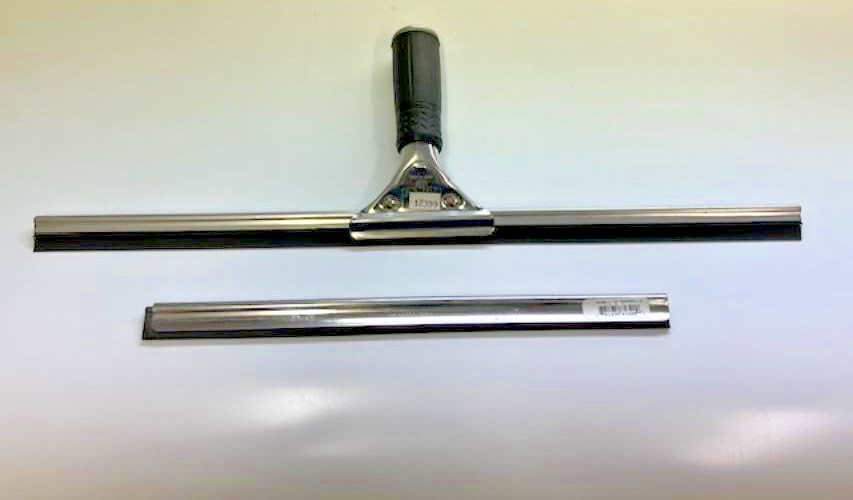 Unger 18 In. Stainless Steel Squeegee With 12 In. Interchangeable Proline Blade