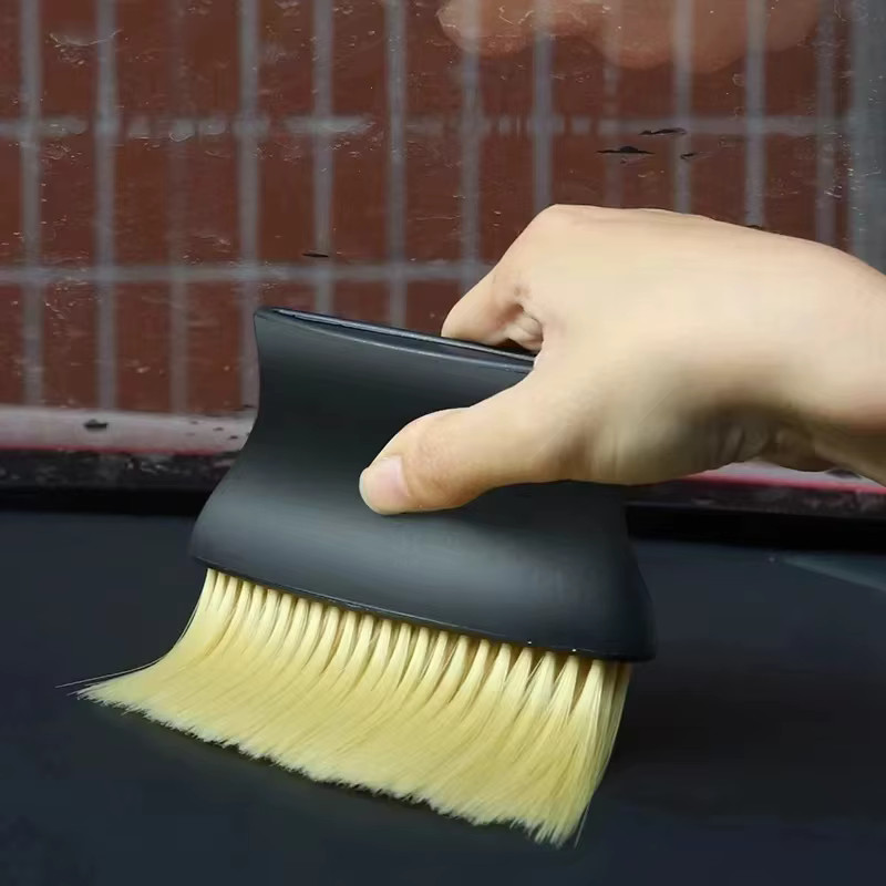 Car interior sweeping dust soft brush car wash tool artifact car interior gap du