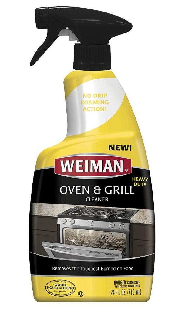 Weiman HEAVY DUTY OVEN GRILL CLEANER & DEGREASER No Drip Foaming Action 24oz