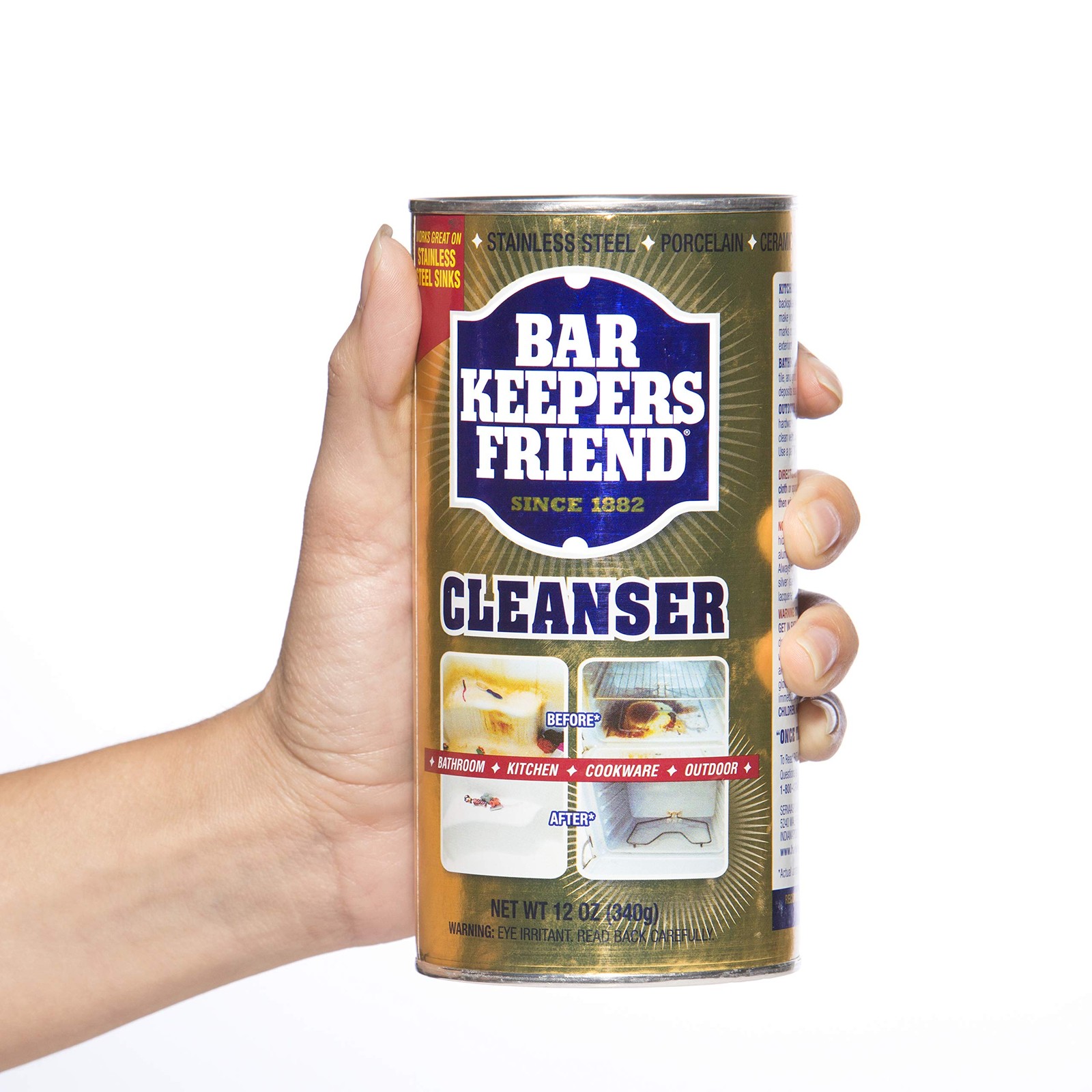 Powder Cleanser (12 oz – 4-pack) – Multipurpose Cleaner & Stain Remover – Bat…