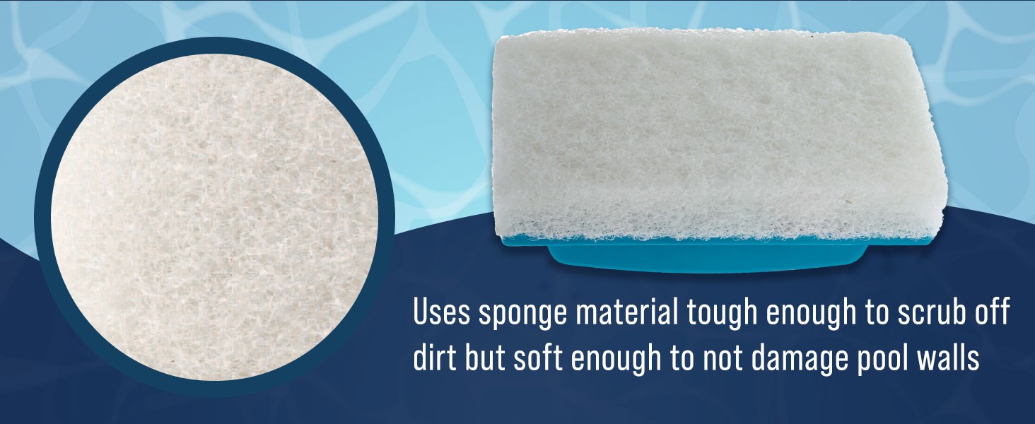 Hand-Held and Pool Pole Attachment Scrub Brushes – Surface Scrubbing Scouring