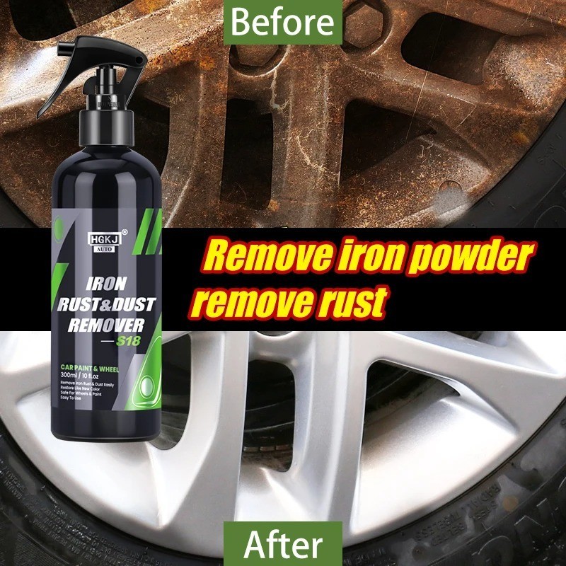 HGKJ Iron Remover Spray Wheel Cleaner Rust Dust Fallout Remover 50-300ML