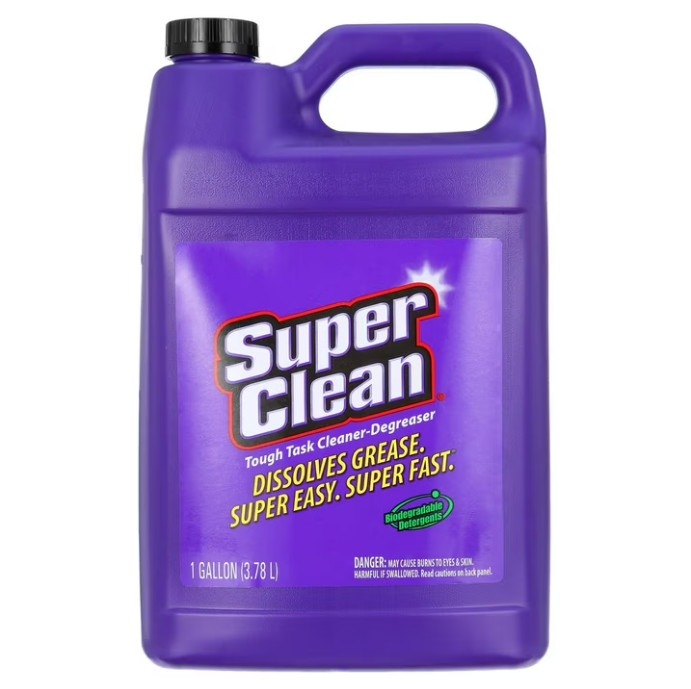 4 Pack Super Clean Tough Task Cleaner-Degreaser – 1 Gallon | 128 Fluid Ounces Pk