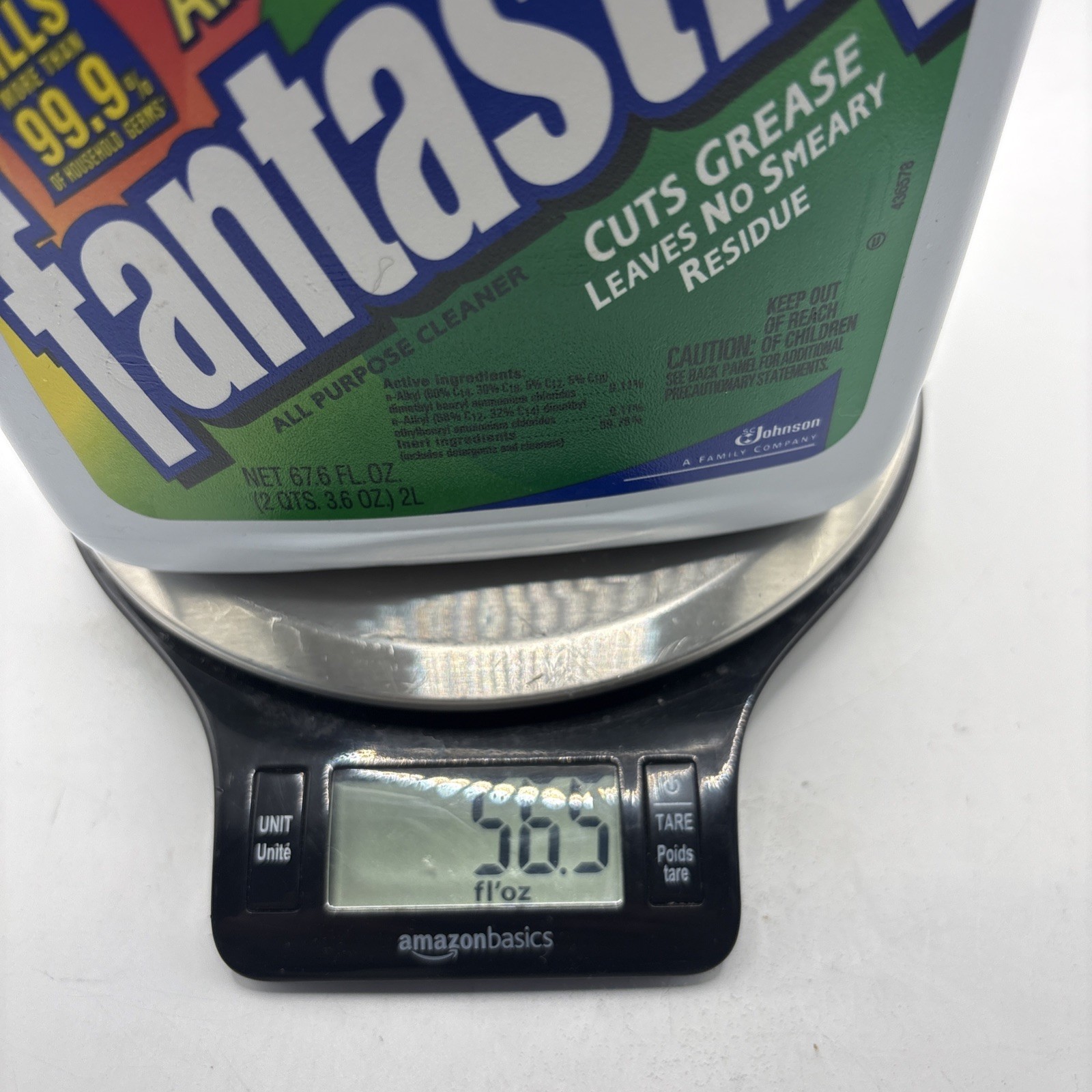 Vtg Fantastik 67.6 Oz Refill Bottle Movie TV Prop Collectible 70% Full