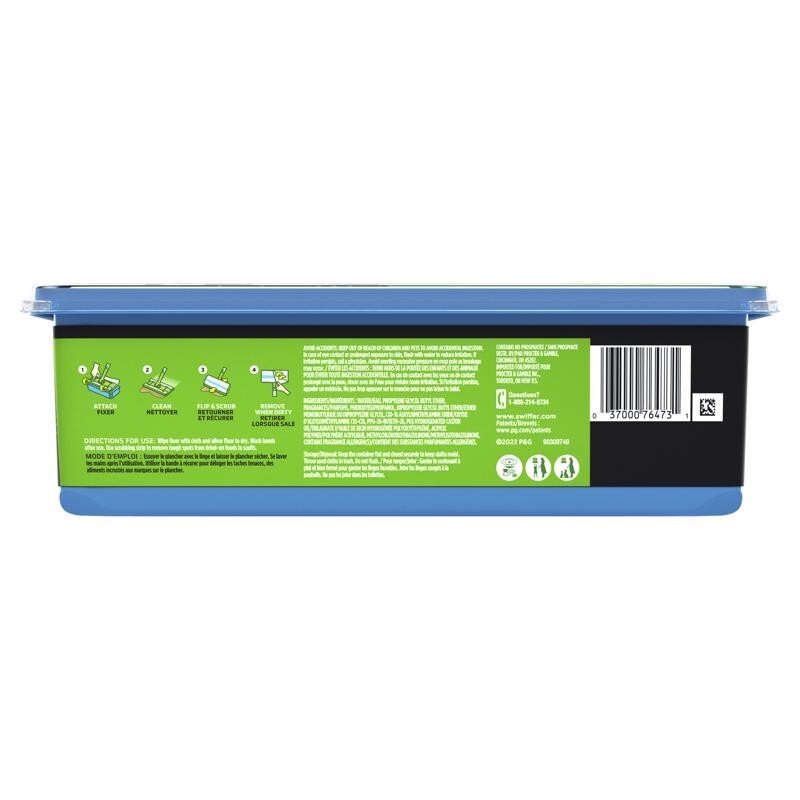 Swiffer Sweeper 5.4 in. Wet Cloths Microfiber Mop Refill Pads With Febreze 20 pk