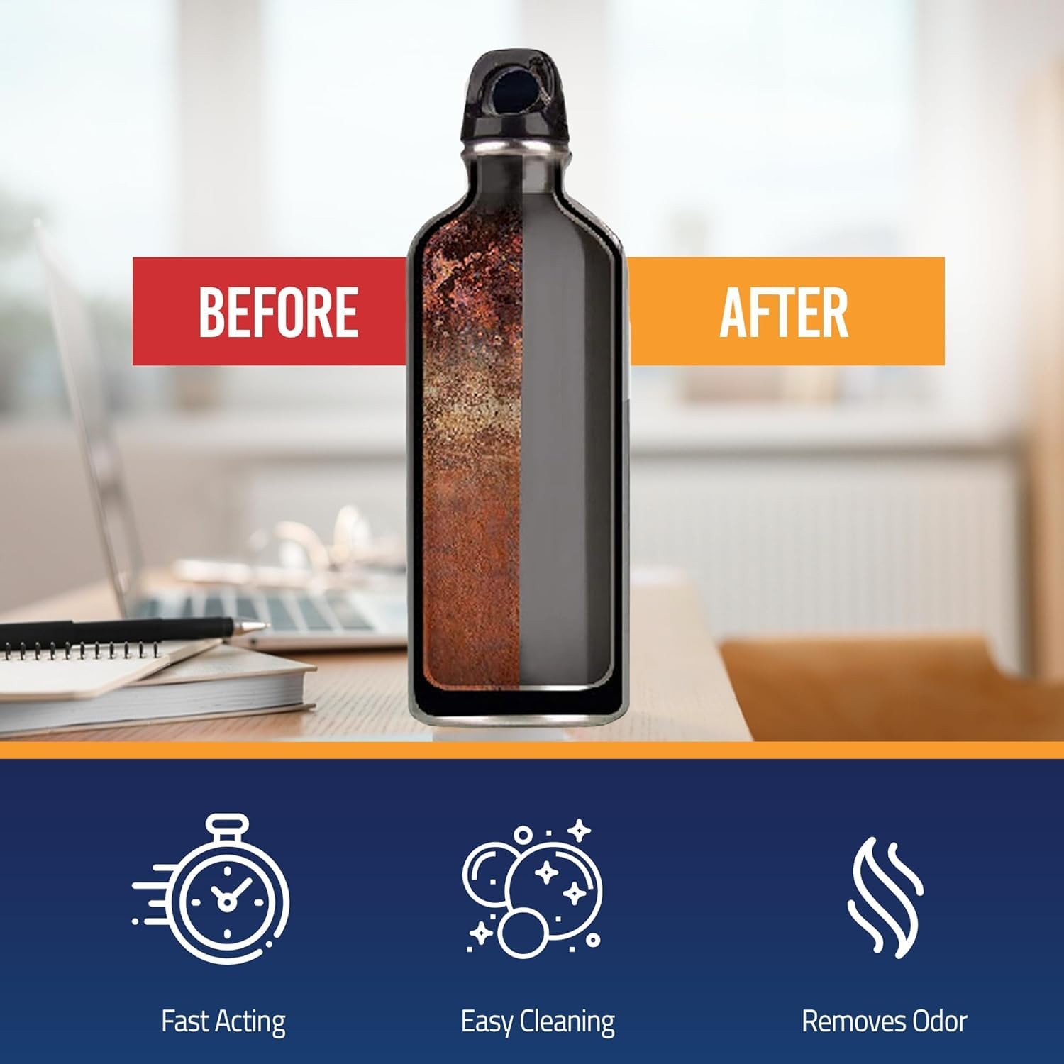 Tumbler Water Bottle Cleaning Tablets All Natural Ingredient Great For All Stain