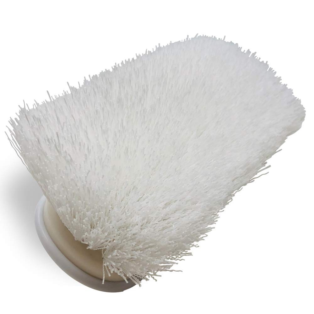 Stiff Boat Deck Brush, Heavy-Duty Brush Head, 8″ Firm Bristle with Bumper, 3/…