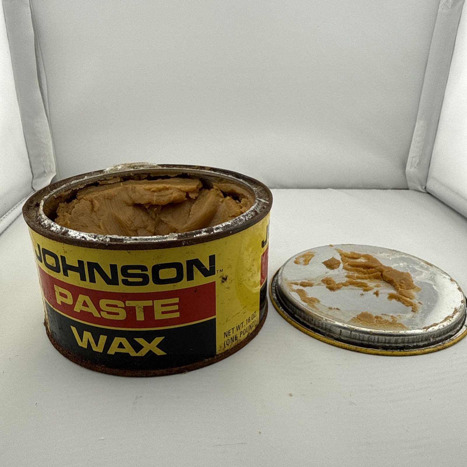 SC Johnson Paste Wax Cans Discontinued USA 40% Full