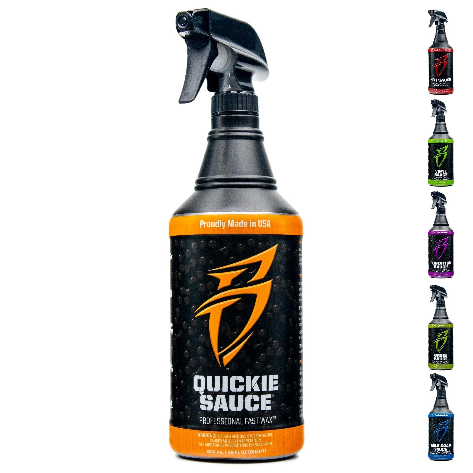 Quickie Sauce Premium High-Gloss Fast Wax, 32 oz., for Boats, RVs, Powersport…