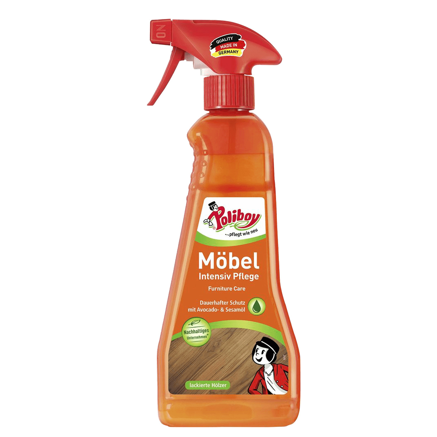 12.7oz Poliboy Furniture Intensive Care Spray Durable Protection Mit Avocado Oil