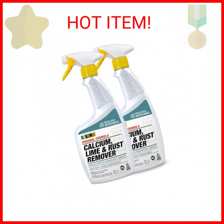 CLR PRO Calcium, Lime & Rust Remover – Quickly Removes Calcium, Lime, Hard Water