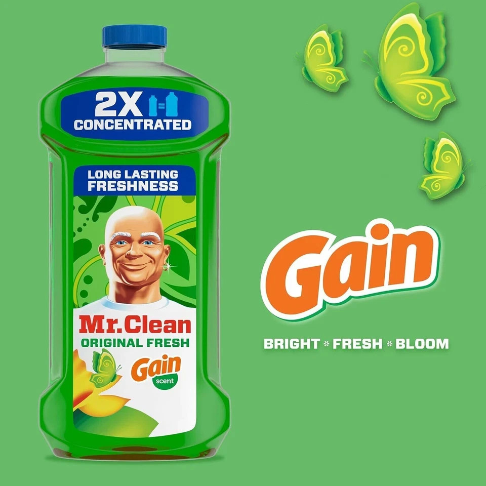 Mr. Clean 2X Concentrated Multi Surface Cleaner Gain Scent 41oz All Purpose