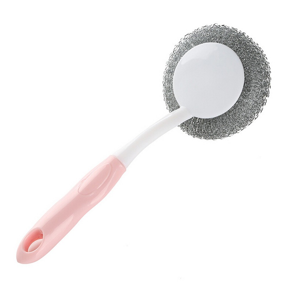 3 Pcs Hanging Cleaning Brush Dishwashing Brush Steel Kitchen Pot Scrubber Wire