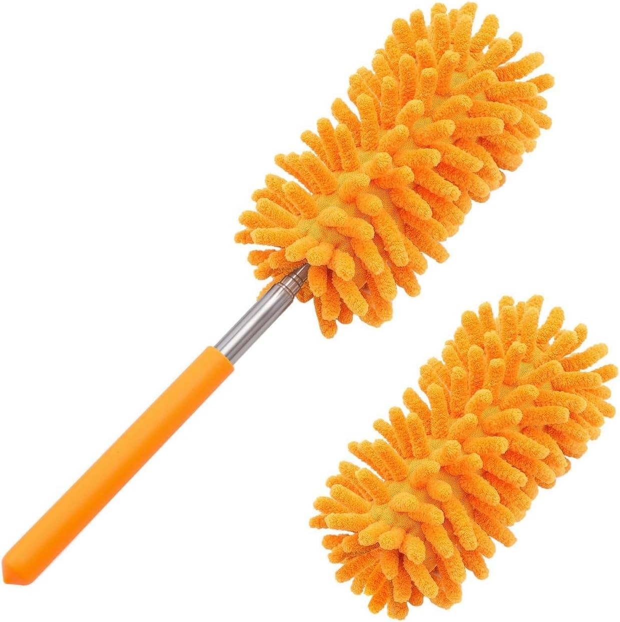 Lightweight Microfiber Duster Set – Extendable Design for High Cleaning