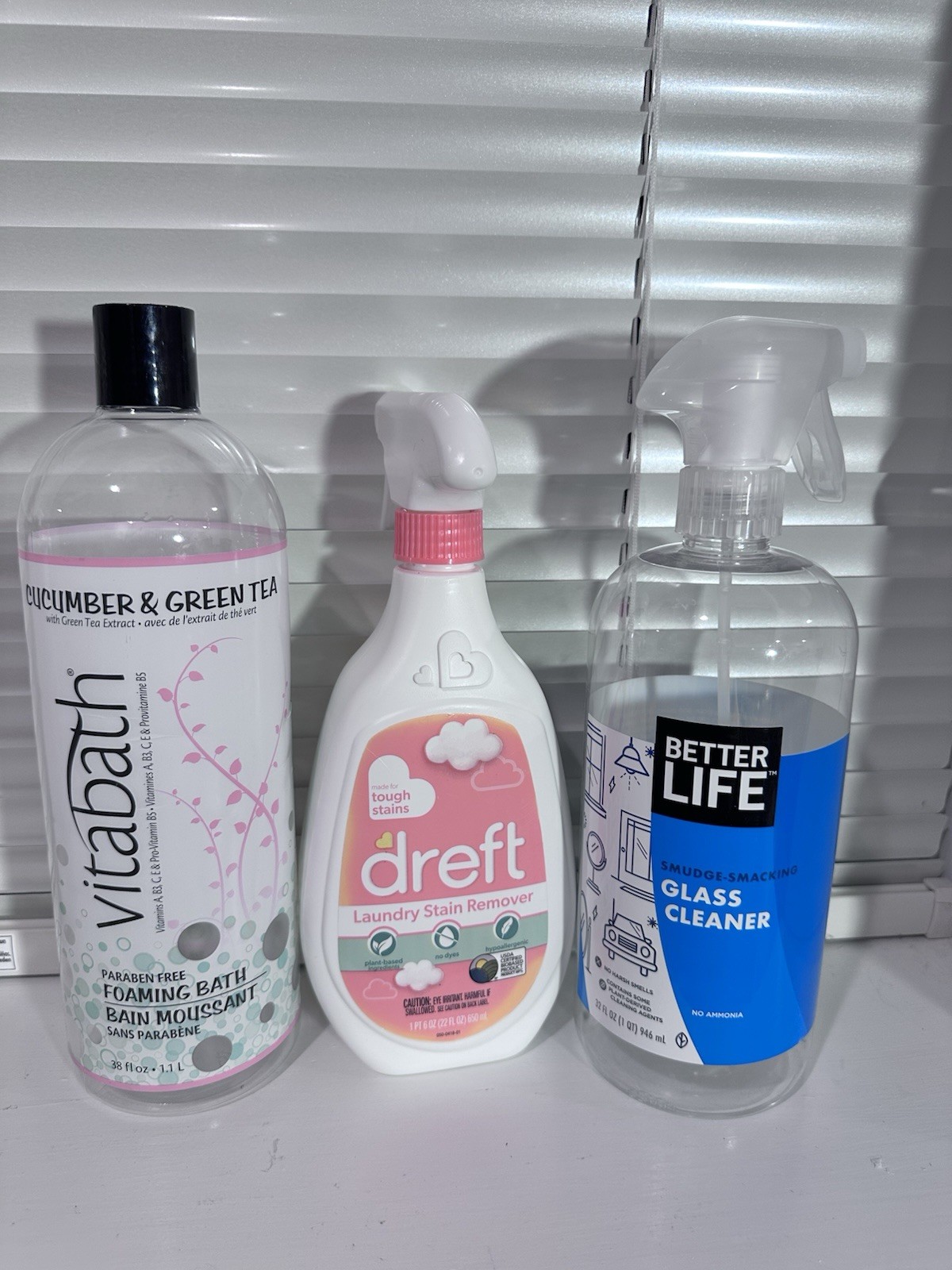 9 Empty 32 Oz And 24oz Plastic Bottles With Spray Nozzles ~ Recycled Bottles