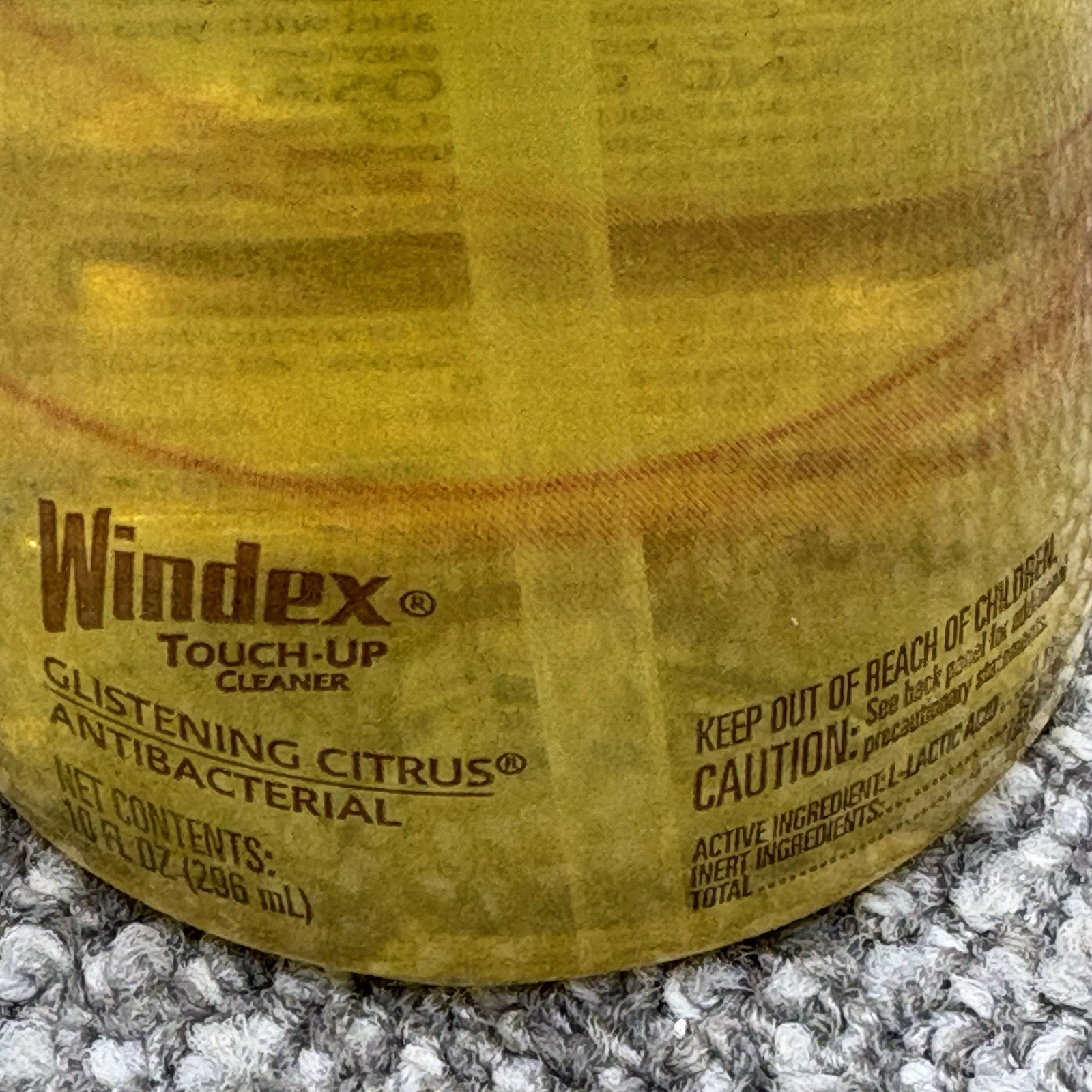 Windex Touch Up Multi Surface Cleaner Fast Versatile Citrus Scent NEW 10 Oz Disc