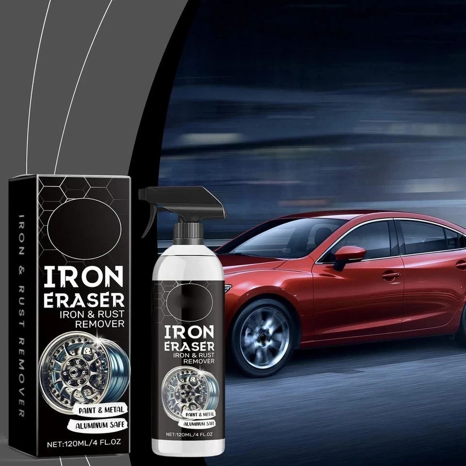 Iron Eraser Rust Remover Spray, Car Wheel Paint Brake Dust Fast Cleaner 120ml /*
