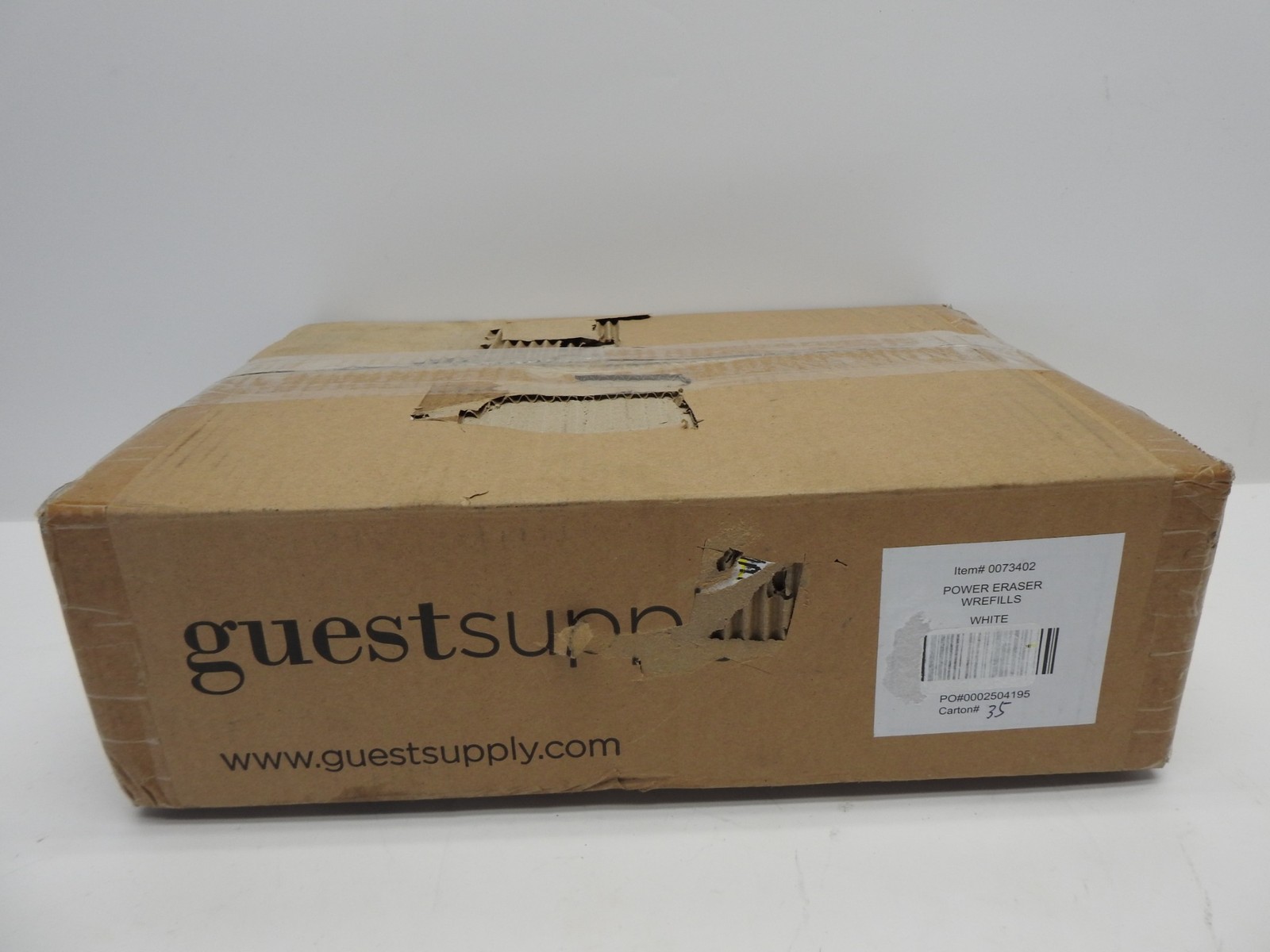 Guest Supply 0073402 Eraser Pad, WHITE 13.4″x10.5″x8.5″ (12/Box)