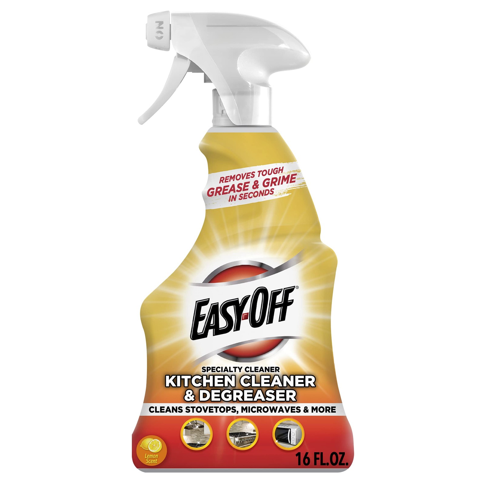 16 Fl Oz Kitchen Degreaser Spray Cleaner for Tough Stains Lemon Scent